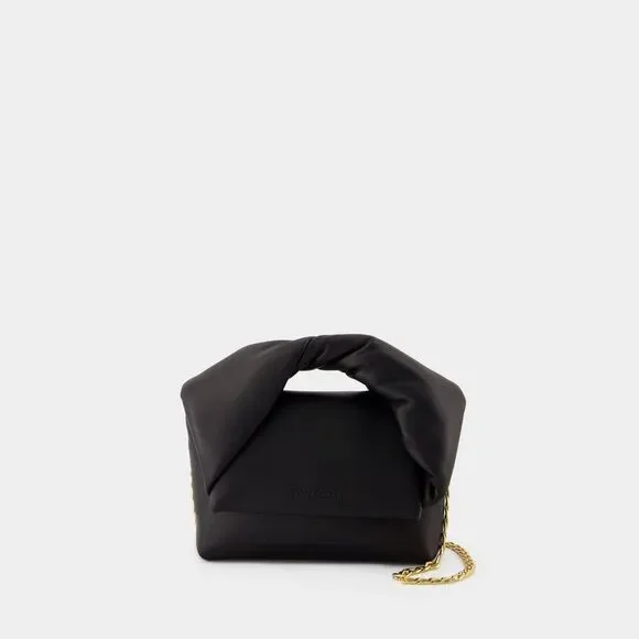 JW ANDERSON Bumper Chain Shoulder Bag Unisex BLACK Crossbody